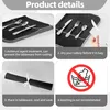 Set mit 6 Anlaufschutzbeuteln für Silberbesteck, schwarze Produktbild-Vorschau 3