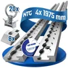 Airlineschiene Zurrschiene 4 x 2 m 2 Meter eckig m. Produktbild-Vorschau 1