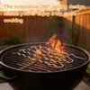 Drehbarer Hot-Dog-Grillrost aus Edelstahl für gleichmäßiges Produktbild-Vorschau 3