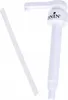 A white syrup pump and a white straw on a white background. Náhľad obrázku produktu