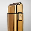 A close-up, studio shot of a gold electric shaver against a plain white background. Anteprima dell’immagine prodotto