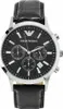 EMPORIO ARMANI AR2447 orologio da uomo in nero classico. Anteprima dell’immagine prodotto 2