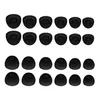 A collection of black earbud tips arranged in rows on a white background. Náhľad obrázku produktu
