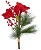 Gasper Strauß mit Amaryllis & Beeren 48 cm dunkelrot Produktbild-Vorschau 1