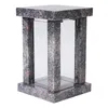 Grablampe Granit Himalaya, modern, hochglanzpoliert, 22 cm, Produktbild-Vorschau 1