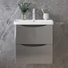 Waschtisch mit Unterschrank 50 cm Smiley Badmöbel Set Produktbild-Vorschau 3