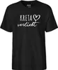 Huuraa Herren T-Shirt Kreta verliebt XL Black Bio Baumwolle Produktbild-Vorschau 2