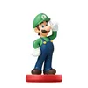 A studio shot of a Luigi amiibo figure on a red base. Produktbild-Vorschau