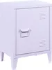 A single purple nightstand with a door and legs is shown against a white background. Anteprima dell’immagine prodotto