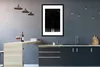 MuchoWow® Gerahmtes Poster Schwarz - Weiß - Straße - Tunnel Produktbild-Vorschau 5