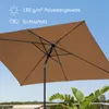 SVITA Sonnenschirm Set mit Schirmständer 3x2m Balkonschirm Produktbild-Vorschau 5
