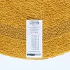 HOMESCAPES Runde Battematte senfgelb 80 cm aus 100% Produktbild-Vorschau 3