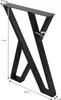 ML-Design 2 stolové nohy, Š50xV71 cm, stolové podnože v Náhľad obrázku produktu 6
