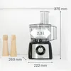 Bosch MCM3501M Food processor MultiTalent 3 800 W Nero, Anteprima dell’immagine prodotto 26