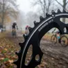 SHIMANO Kettenblatt FC-CX50 46 Zähne Schwarz - präziser Produktbild-Vorschau 2