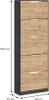 Botník Vicco Luca Antracit/zlatý dub 59 x 169 cm s 5 Náhled obrázku produktu 3