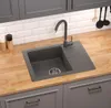 GRANMASTER Gracia Granitspüle 1 Becken mit Abtropffläche - Produktbild-Vorschau 1