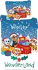 Paw Patrol kerst Bettbezug Winter Wonderland 140 x 200 cm Produktbild-Vorschau 1