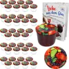 MamboCat 40er Set Sturzgläser 230 ml mit Obst Dekor Deckel Produktbild-Vorschau 1