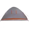 vidaXL Tenda da campeggio a cupola 4 persone Grigio Anteprima dell’immagine prodotto 11