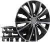 15" Zoll Radkappe Silber Schwarz Radzierblende Radblende Produktbild-Vorschau 1