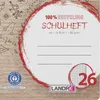 LANDRÉ® Schulheft Recycling Lineatur 26 kariert A4 rechts, Produktbild-Vorschau 5