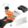 An exploded view of a scraper tool, showing how to assemble it with replacement blades. Náhled obrázku produktu