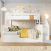 Letto a castello Merax 90x200 e 140x200 cm, letto per Anteprima dell’immagine prodotto 2