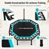 CITYSPORTS Fitnesstrampolin Mini-Trampolin mit Haltegriff Produktbild-Vorschau 4