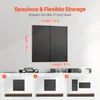 A pegboard organizer system with dimensions and example configurations shown. Anteprima dell’immagine prodotto