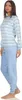 Eleganter Damen Frottee Pyjama langarm mit Bündchen in Produktbild-Vorschau 1