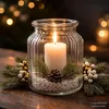 Deko Windlicht aus Glas 11x14,5cm transparent Produktbild-Vorschau