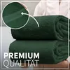 NatureMark Duschhandtücher 2er Set 70x140 cm, Dunkelgrün Produktbild-Vorschau 4