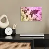 MuchoWow® Poster Weltkarte - Gelb - Lila 30x20 cm - Plakate Produktbild-Vorschau 3
