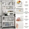 KOMFOTTEU Küchenschrank mit 6 Ebenen, Sideboard mit 4 Haken Produktbild-Vorschau 4