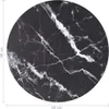 vidaXL Piano del tavolo nero Ø40x0,8 cm in vetro temperato Anteprima dell’immagine prodotto 3
