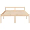 vidaXL Seniorenbett 140x190 cm Massivholz Kiefer Produktbild-Vorschau 4
