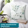 Grün Eukalyptus Blätter Kissenbezüge 45x45 cm 4er Set, Produktbild-Vorschau 5