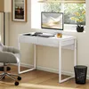 HOMCOM Schreibtisch 100 x 50 cm Computertisch Bürotisch mit Produktbild-Vorschau 6
