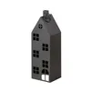 Boltze Gruppe Alba Laterne Haus schwarz 66-96cm 2tlg Produktbild-Vorschau 2