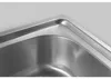 Aqualine: Fregadero doble de acero inoxidable, 81x18x46 cm Vista previa de la imagen del producto 3