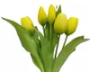 Tulpen künstlich 30cm Tulpenbündel mit 5Tulpen Real Touch Produktbild-Vorschau 2