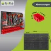 Werkzeugwand Wandregal mit 116x78cm Abmessungen Behälter 23 Produktbild-Vorschau 13
