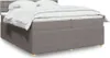 Boxspringbett mit Matratze Taupe 200x200 cm Stoff Produktbild-Vorschau 2