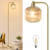 Retro stojaca lampa zo skla 170 cm stojaca lampa s nožným Náhľad obrázku produktu 9