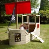 Piraten-Spielhaus GALLEON Braun Produktbild-Vorschau 4