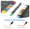 Acrylstifte wasserfest 48 Farben Steine Bemalen Marker für Produktbild-Vorschau 2