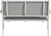 KETTLER Basic Plus 2er Bank, weiß matt/hellgrau, Produktbild-Vorschau 4