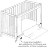 roba Roombed, lit bébé 60 x 120 cm « Liebhabär », lit Voir les images du produit 9