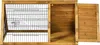 Klec pro slepice „Biscotte“ – 100 x 62 x 52 cm – hnědá Náhled obrázku produktu 4